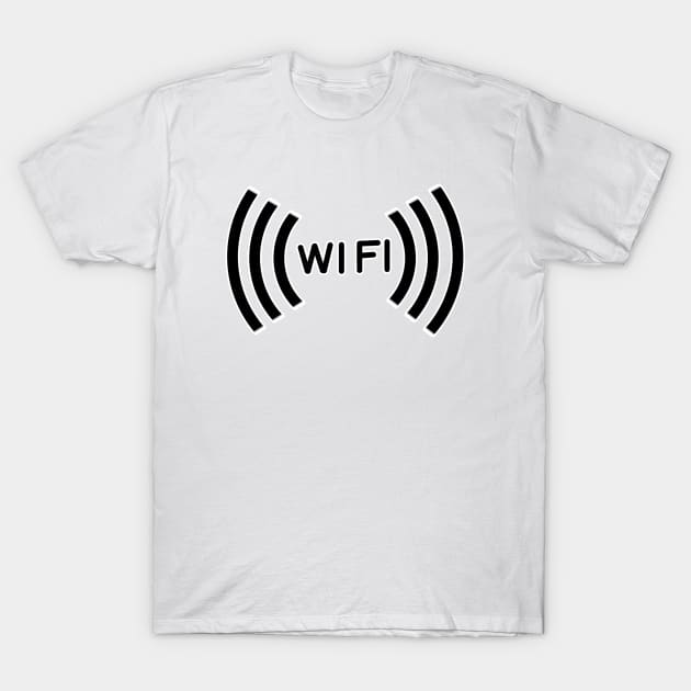 WiFi Sign T-Shirt by DiegoCarvalho